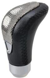 Automax Ornament schimbator viteze universal negru Speed Metal, piele si crom (7207)
