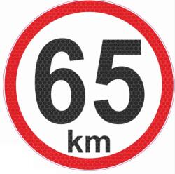 Automax Autocolant reflectorizant limitare viteza 65 km, diametru 150 mm (5201-65)