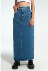 The Ragged Priest Пола The Ragged Priest Women's Carpenter Maxi Skirt - Blue