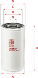 SOFIMA Filtru ulei SOFIMA S 3589 R (S 3589 R) - automobilus
