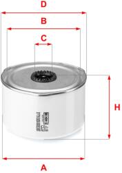 SOFIMA filtru combustibil SOFIMA S 4454 NR (S 4454 NR) - automobilus
