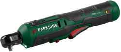 ParkSide PAR 4 A1 akkus racsni, beépített akkumulátoros racsnis csavarkulcs 4V 2Ah, 13.5 Nm, kézi / akkus üzemmód, irányváltó (PAR_4)