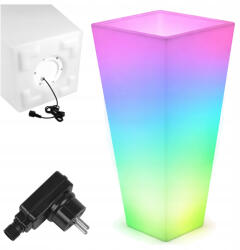 Masterled LED kültéri virágcserép megvilágítva RGBW dekoratív 40x75 230V IP44 Masterled távirányítóval (LVTOPR3532)