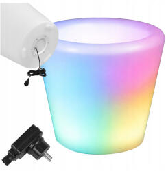 Masterled LED kültéri virágcserép megvilágítva RGBW dekoratív 38x40 230V IP44 Masterled távirányítóval (LVTOPR3530)