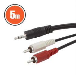 Delight 3.5mm Jack RCA kábel - 5m (20174)