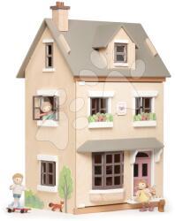 Tender Leaf Városi fa babaház Foxtail Villa Tender Leaf Toys 12 részes bútorokkal felszerelve 71 cm magas (TL8124)