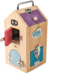 Tender Leaf Fa házikó szörnyecskékkel Monster Lock Box Tender Leaf Toys 8 ajtó 8 különböző zárral és 2 szörnyecskével (TL8341)