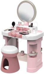 Smoby Pipere asztal állítható tükörrel My Beauty Dressing Table Smoby kisszékkel és 15 szépségápolási kiegészítővel (SM320257)