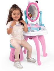 Smoby Pipere asztal forgatható tükörrel és kisszékkel Gabby Dressing Table 2in1 Smoby és tárolóhellyel 12 kiegészítőnek 3 évtől (SM320254)