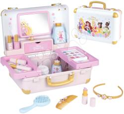 Smoby Pipere koffer Disney Princess Beauty Vanity Smoby fodrászat szépség szalon és köröm stúdió 13 kiegészítővel 3 évtől (SM320165)