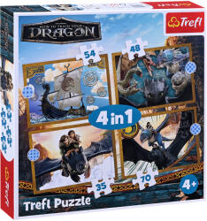 Trefl Zilele Dragonului 4în1 34678 Puzzle