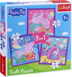 Trefl Obiceiurile Peppei Pig 3în1 34893 Puzzle