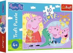 Trefl Purcelușa Peppa 60 piese 17414 Puzzle