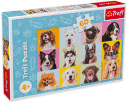 Trefl Câini dulci 60 piese 17374 Puzzle