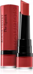 Bourjois Rouge Velvet The Lipstick ruj mat culoare 05 Brique-à-brac 2.4 g