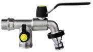 AquaJet Colortap kerti csap kiegészítő aljzattal 1/2'- 3/4' (00455L) (37691)