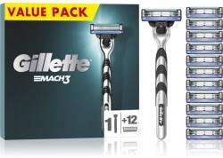 Gillette Mach3 borotva + tartalék pengék 12 db