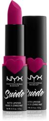 NYX Cosmetics Suede Matte Lipstick ruj mat culoare 12 Clinger 3.5 g