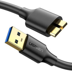 UGREEN 10841 USB 3.2 Gen 1 (3.1 Gen 1) 1 M USB A Micro-USB B Fekete USB kábel (6957303818419)