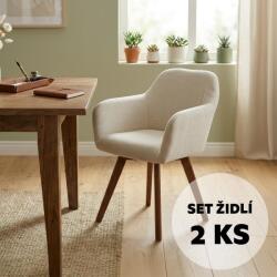  Avenberg Nord étkezőszék szett, 2db, bézs, NB20027