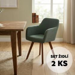  Avenberg Nord étkezőszék szett, 2db, zöld, NB20028