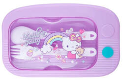 Cool Pack - Mil műanyag uzsonnás doboz evőeszközökkel - Hello Kitty - Blue (10845PTR) (10845PTR)
