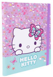 COOLPACK - Kemény fedeles A/4 gumis mappa - 3 cm - Hello Kitty - Pink (15307PTR) (15307PTR)