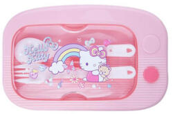 Cool Pack - Mil műanyag uzsonnás doboz evőeszközökkel - Hello Kitty - Pink (20127PTR) (20127PTR)