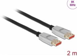 Delock DisplayPort 1.4 Összekötő Fekete 2m 87041 (87041)