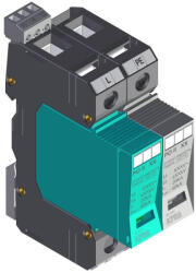 KIWA PO II 1+1 R 280V túlfeszültség levezető távjelzős 20kA T2 (C) 82.019 KIWA (82.019) - lumenet
