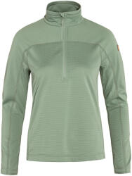 Fjällräven Abisko Lite Fleece Half Zip W női pulóver S / világoszöld