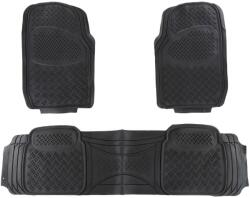 SIXTOL Car Mat UniSet 2, autószőnyeg, univerzális, gumi, komplett, 3 db (SX1065)