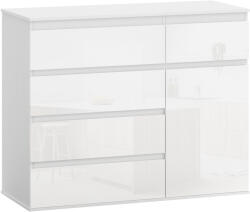 HOMCOM bufet dulap comodă modernă | Aosom Romania (83B-757V90WT) Comoda