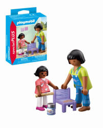 Playmobil - Figurina mesterita cu fetita (PM71881) - roua