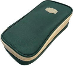 S-Cool Penar etui cu 2 fermoare S-COOL SC2853, 21 x 6.5 x 11 cm, Motiv urban, Dark green (SC2853) Penar