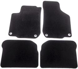 ACI ŠKODA OCTAVIA 97-01 autószőnyeg szett, textil (ovális rögzítőpatent) 4 db - fekete (7620X63)
