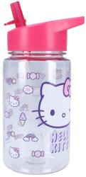Vadobag Hello Kitty, Drink Up, sticla da apa cu pai, roz, 450 ml