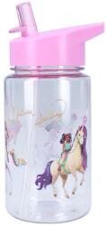 Vadobag Unicorn Academy, Drink Up, sticla da apa cu pai, roz, 450 ml