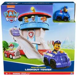 Spin Master Paw Patrol Paw Patrol, Lookout Tower, set de joaca cu masina Figurina