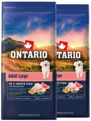 ONTARIO Ontario Adult Large Fish & Brown Rice 2 x 12 kg