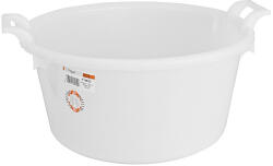 Ics Lavór, ICS P9052, fehér, 30 l, műanyag, átmérő: 52 cm, magasság: 24 cm, kerek (TC254356)