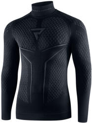 Rebelhorn Motoros thermo felső Rebelhorn Therm II Jersey, varrásmentes, ergonomikus, légáteresztő anyag fekete-szürke M