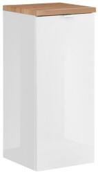 Comad Capri White dulap 35x35x80 cm laterala pe perete alb-stejar CAPRI-WHITE-811B-FSC (CAPRIWHITE811BFSC)