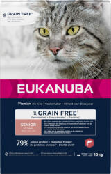 EUKANUBA 2kg Eukanuba Senior Grain Free lazac száraz macskatáp