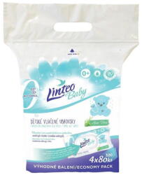 Linteo Baby Wet Wipes Linteo Baby Aloe Vera 4x80 pcs (22723-Lint03-25759A-aloe-4x80) - pcone