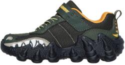 Skechers Skechers, Skech O Saurus Lights mintás műbőr sneaker, Zöld, Fekete, 30 EU (400121L-OLV-30)