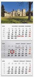 KALENDART 2026 T074 3 tömb Kastély speditőrnaptár 26T7400-004 (26T7400-004)