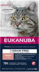 EUKANUBA 10kg Eukanuba Senior Grain Free Grain Free Rich in Salmon száraz macskatáp