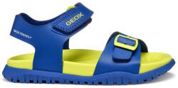 Geox Geox, Fusbetto tépőzáras műbőr szandál, Királykék, Limezöld, 32 EU (J35HMA000BCCK42H-32)