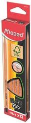 Maped Grafitceruza, HB, háromszögletű, MAPED BlackPeps 12DB/doboz (850021D)